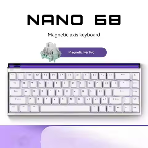NANO68 PRO Original Madlions Mechanical Keyboard Magnetic Switch RGB Hotswap 8000HZ RT 0.01mm DSK MT