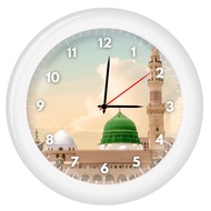 Jam ISLAMI BESAR - Jam Dinding Kabah Mekah / Nabawi / Kabah / Jam Dinding Motif Islami - Jam Dinding