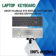 Black US Keyboard For ASUS VivoBook S15 S533JQ X521 X521EA X521EQ X521FA X521FL