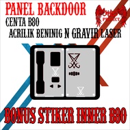 backdoor Centaurus b 80 panel premium acrilik+ bonus stiker inner garskin