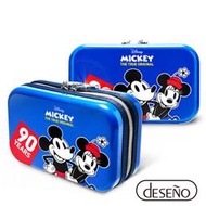 阿寶的店 Deseno Disney 迪士尼 米奇系列 90週年限量紀念 收納盥洗包 化妝包 航空硬殼包 201 經典藍