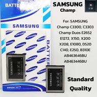 Baterai HP Samsung Champ C3300 C3303 Batre C140 Batrai GT E1205 Keystone 2 Samsung Lipat Flip Carame