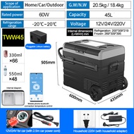 Alpicool fridge refrigerator 35L 45L 55L mini fridge with pull rod 冰箱 refrigeration compressor 12v24