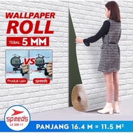 Wallpaper Dinding Roll Wallpaper 3D Wallpaper Dinding batu bata 205-1
