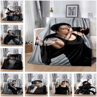 New  Kpop Jeon Jung Kook  Park Ji Min Star Blanket,Soft Throw Blanket for Home Bedroom Bed Sofa Trav