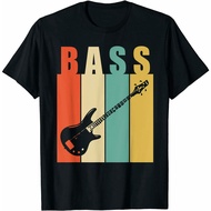Top Selling Vintage Bass Guitar Jazz Rock Bass Guitar Silhouette Premium Mens Customized Tshirt