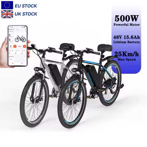 KOOLUX X15 48V 500W 15.6Ah 26*3.0 Tire E-bike UK EU Warehouse Stock Wholesale Price Removable Lithiu