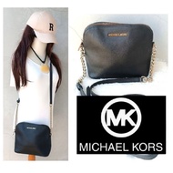 Black MK Alma Sling Bag Black Sling Bag