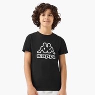 Babyshop Kappa Crew Neck Short Sleeve T-Shirt With Logo Print