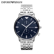 นาฬิกาอาร์มานีผู้ชายขนาดใหญ่ง่ายนาฬิกาสำหรับผู้ชายของขวัญแฟนหนุ่ม Emporio Armani