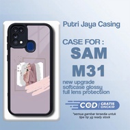 Latest Samsung M31 Case Hijab Veil Casing Samsung M31 Hardcase Softcase Glossy
