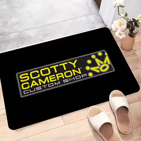 S-Scotty C-Cameron Sign Floor Mat Retro Multiple Choice Living Room Kitchen Rug Non-Slip Modern Home