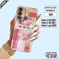 CASE HP Itel vision 1 Pro Itel vision 2 Itel vision 3 Itel vision 3 Plus -silikon hitam Lentur