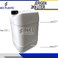 20 LITER MILK WHITE JERRY CAN Pail Bucket Tong Air