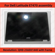 14.0‘’ For Dell Latitude E7470 2560X1440 B140QAN01.0 LP140QH1 SPH1 Laptop LCD Screen Display Touch D