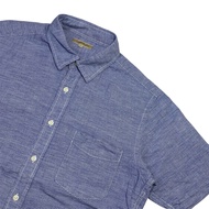 Short-Sleeved Collar Shirt UNIQLO LINEN BLEND Brand Second-Hand New Condition