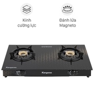 Bếp ga đôi Kangaroo KG8G1C Chính Hãng 100%- trưng bày mới 99% đánh lửa Magnetolửa tỏa đều tiết kiệm