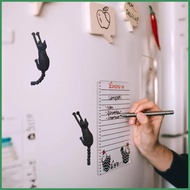 3D Cat Fridge Magnets 3D Printed Tail-Wagging Cat Accessories Small Refrigerator Magnetic Decor for 