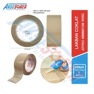 Joyko Brown Duct Tape Accessories [1 Roll] OPP-2A-100 48mm x 109 Yard Large Brown Tape OPP-2A-50 [48