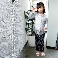 Kebaya Anak Modern Brukat Payet Mutiara Pesta Wisuda Karnaval TK Sd Kebaya Kartini Anak Ncim Brokat