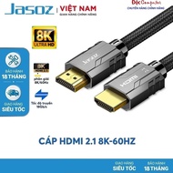 JASOZ A116 HDMI 2.1 Cable Supports 60Hz 240Hz 144Hz total bandwidth 48Gbps -