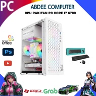CPU RAKITAN PC CORE I7 RAM 16 GB SSD 128 GB HDD 50O GB GARANSI 1 TAHUN
