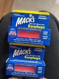 美國🇺🇸MACK’S 黏土耳塞 一盒兩入