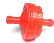 Tuckaner 1 Pack red Lawn Mower 1/4" Inline Gas Fuel Filter Compatible with 298090 298090S Toro 42-52