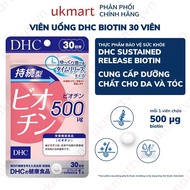 Viên uống DHC Tpbvsk DHC Sustained release biotin hỗ trợ ngăn rụng tóc hỗ trợ mọc tóc 30 ngày