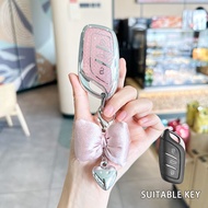For MG 4/MG 5/HS/VS/ES/ZS/EV/IM6 car Key Cover HS MG remote key case ZS key cover MG 4 key case car 