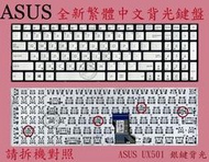 英特奈 ASUS 華碩 可代用 ZenBook Pro N501 N501J N501JW 繁體中文鍵盤 UX501