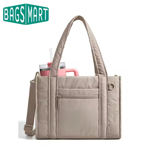 BAGSMART Small Tote Bag for Women Lightweight Crossbody Bag with Zipper Mini Shoulder Bag for Travel