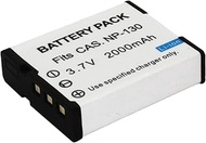 1 pack NP-130 Replacement Camera Battery 3.7V 2000mAh for Casio Exilim EX-10 EX-FC300 EX-H35 EX-ZR10