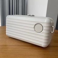 ORANGE ทนทาน Off-White Mini กระเป๋าเดินทางกันน้ํา Crossbody กระเป๋าป้องกัน Hard Shell Organizer กระเ