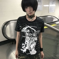 y2k t-Shirt y2k Women's American Retro Top y2k y2k y2k Clothes Large Size Punk Ya Culture y2k Black 