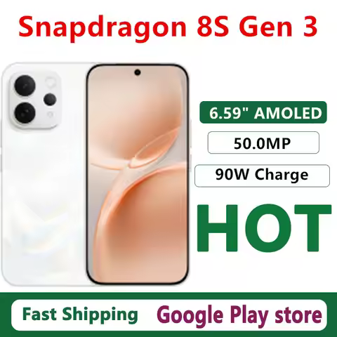 Original Vivo S50 Mobile Phone Snapdragon 8S Gen 3 OTA 6.59" AMOLED 120HZ 50.0MP Camera 90W Charge 6