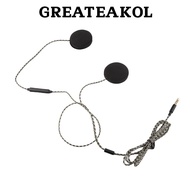 GREATESKOL ​​3.5mm Wired Headset​​, ​​Universal Motorcycle Audio for Outdoor Sports​​ ​​3.5mm Wired 
