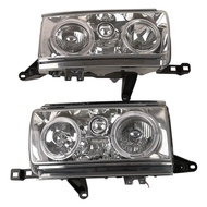 Car Headlamp LED Lens For Toyota LAND CRUISER LC80 FJ80 HDJ80 A Pair Headlight 1991 1992 1993 1994 1