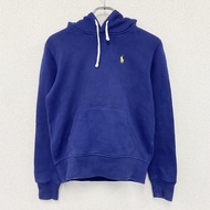 POLO RALPH LAUREN 運動衫/連帽衫，藍色，XS 碼，古著。
