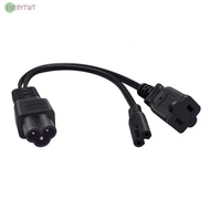 C6 to C7 1 15R Male to Female Power Cord with 8 Figure and Standard 2 Hole