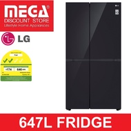 LG GS-B6473BM 647L SIDE-BY-SIDE DOOR FRIDGE (2 TICKS) + FREE $50 VOUCHER BY LG (UNTIL 30/06/2024)