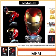 Mechahead MK50 1/1 Iron Man MK50 Wearable Voice Control Deformation Helmet Marvel Merchandise MK5 MH