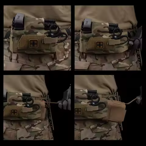 Compact Trauma Pouch V3 GEN3 Agilit Style MD2 IFAK Tactical Medical First Aid Bag for Hunting Vest P