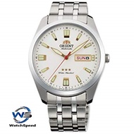 Orient RA-AB0020S Automatic Japan Movt Stainless Steel White Dial Men's Watch