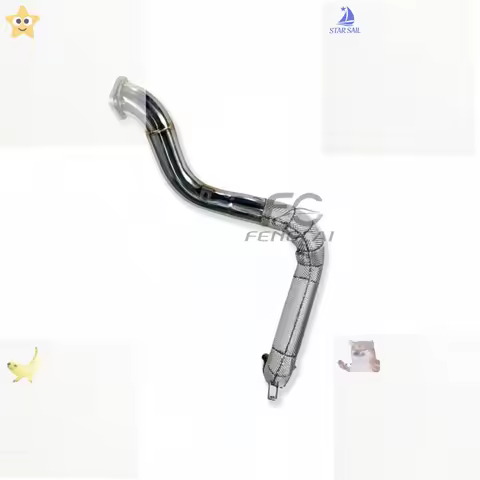 Exhaust Downpipe for Mercedes-Benz A35 A35L CLA35 GLB35 AMG 2020-2023 Stainless Steel Insulated Cars