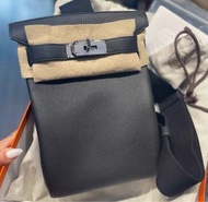 Hermes hac a dos 黑銀色✨Stamp B