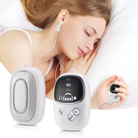 CES vagus nerve stimulation clip ear Sleep Aid Device Relieve Insomnia Promote Fast Sleep Deep Sleep