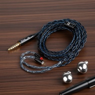 KBEAR ST12 MAX In-Ear Monitor Cable – 8x4N OFC Silver-Plated, 14-Core, Hi-Fi Upgrade Kabel Dalam Tel