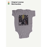 KATUN Baby Boy Cotton Romper Jumper ACDC Screen Printing Highway To Hell Lyrics