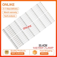 14pcsLED Backlight Strips Suitable for Haier LE55A7100L light strip LE55B510N/LE55B510X light strip